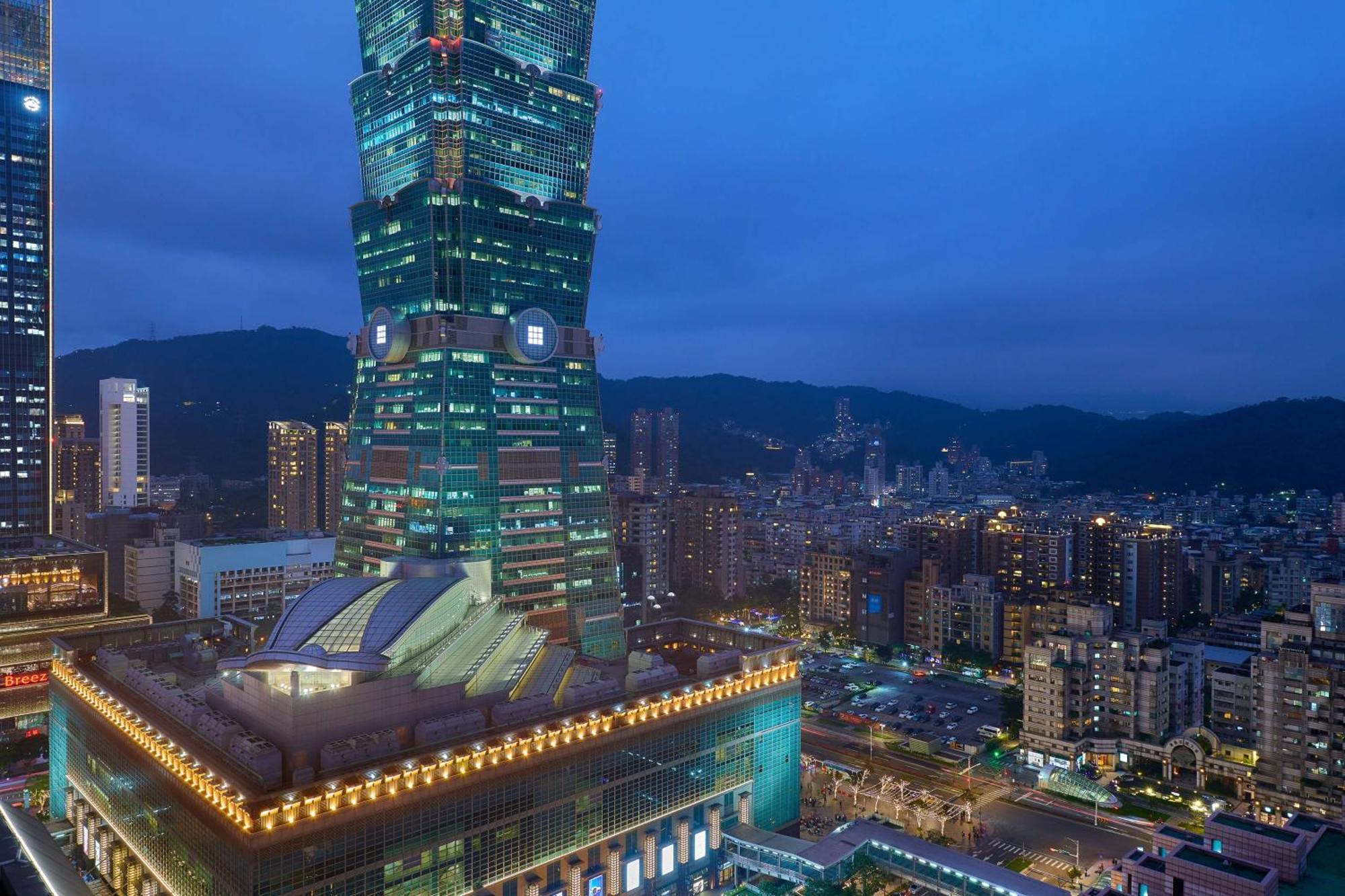 Grand Hyatt Taipei Hotel Exterior foto Taipei 101