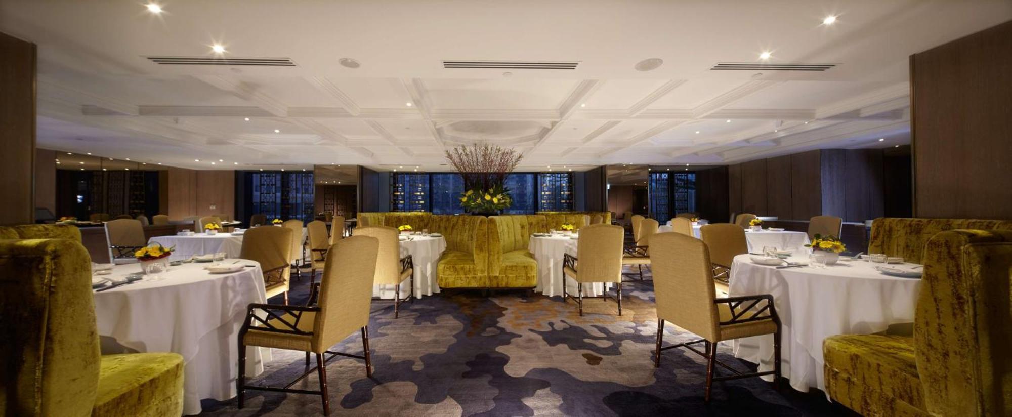 Grand Hyatt Taipei Hotel Exterior foto The interior of the restaurant